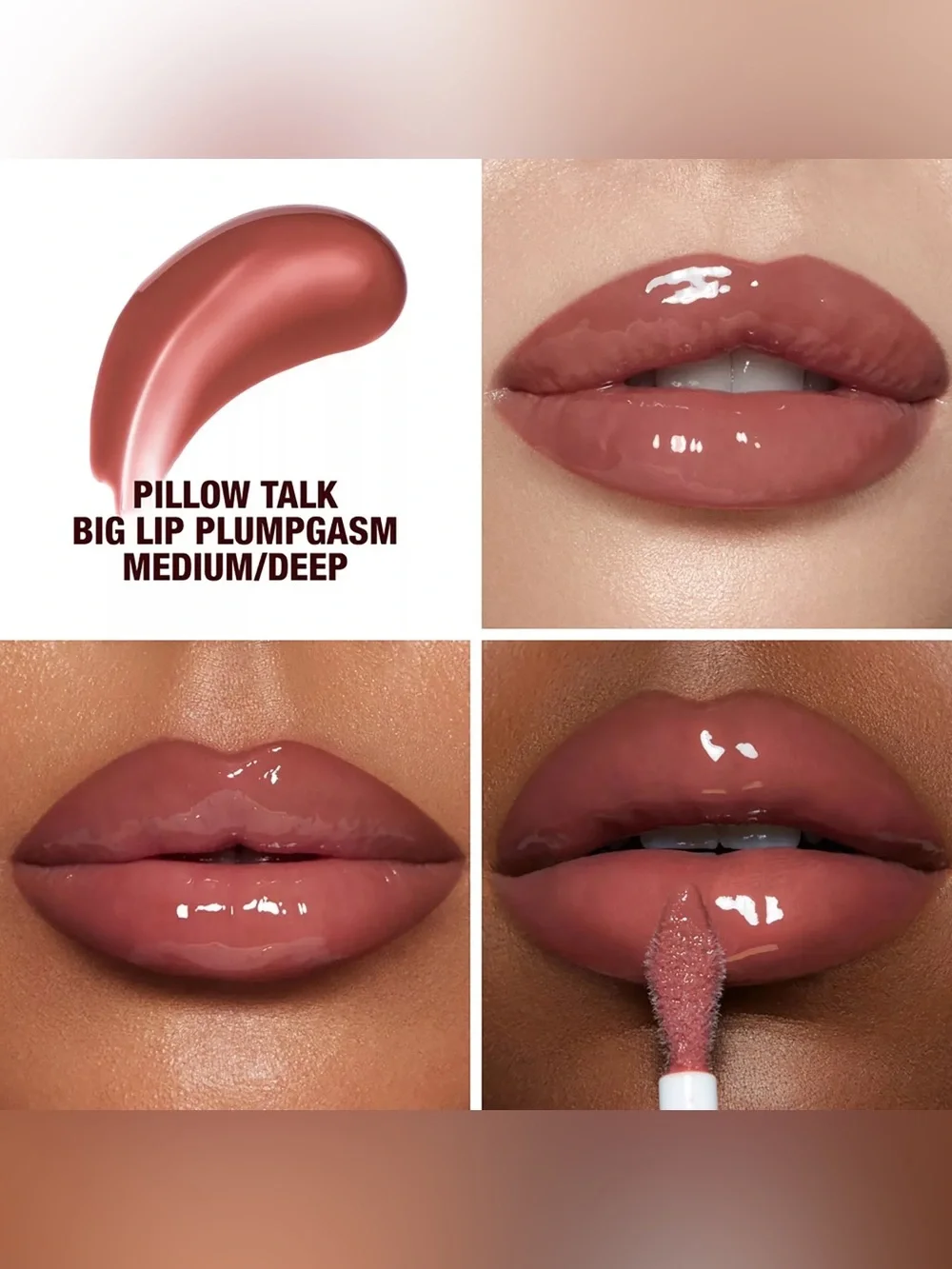 Charlotte Tilbury Pillow Talk Big Lip Pumpgasum - Medium to Deep